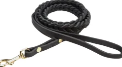 Cloud7 Taluttimet^Leash Central Park koiran talutushihna, S, Black Gold Braided