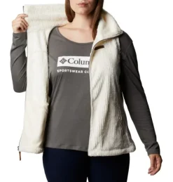 Columbia Liivit^Fire Side Sherpa Vest naisten fleeceliivi, Chalk Stripe