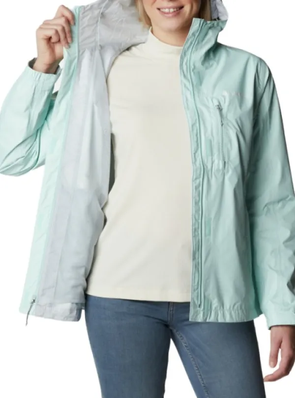 Columbia Pouring Adventure II Jacket naisten ulkoilutakki, vaaleansininen| Kuori- Ja Sadetakit