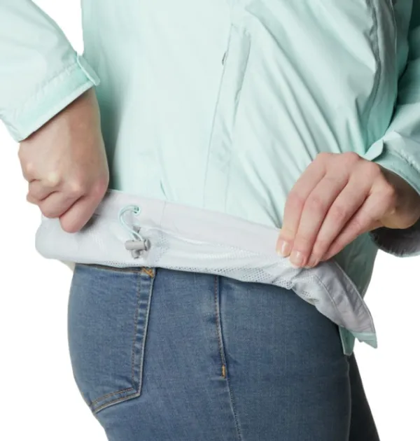 Columbia Pouring Adventure II Jacket naisten ulkoilutakki, vaaleansininen| Kuori- Ja Sadetakit