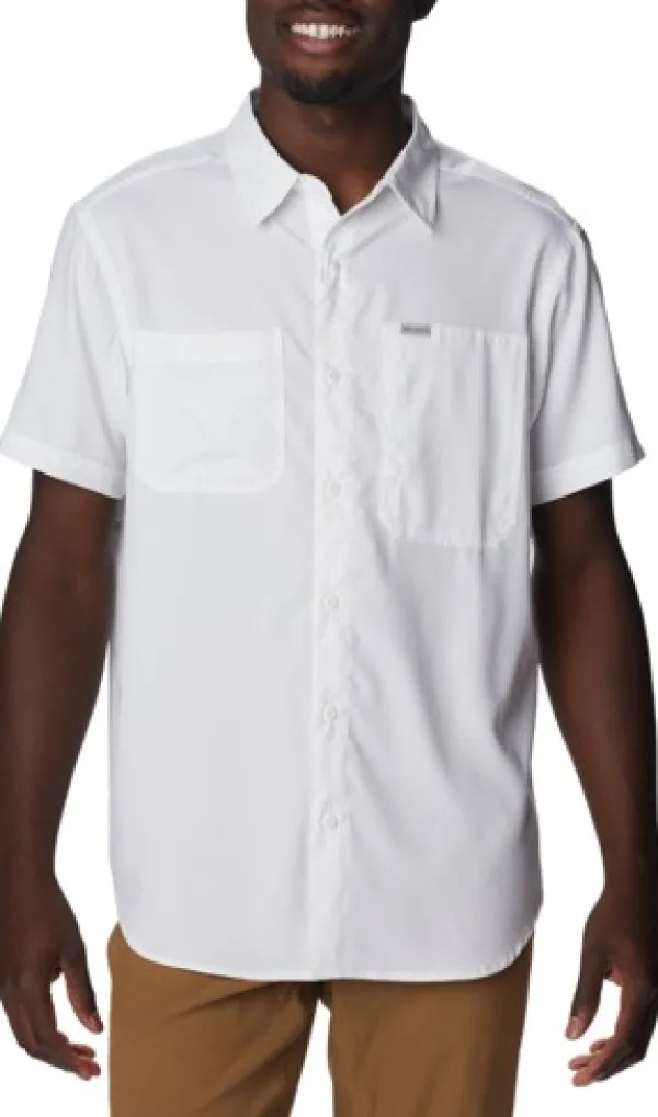 Columbia Flanelli- Ja Kauluspaidat^Silver Ridge Utility Lite Short Sleeve paita, valkoinen