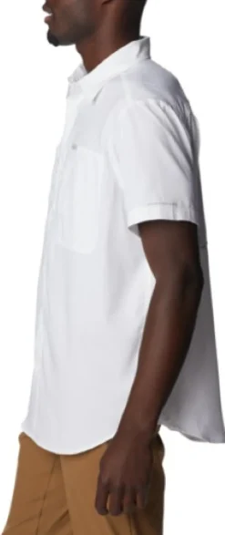 Columbia Flanelli- Ja Kauluspaidat^Silver Ridge Utility Lite Short Sleeve paita, valkoinen