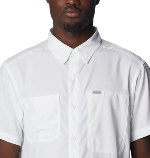 Columbia Flanelli- Ja Kauluspaidat^Silver Ridge Utility Lite Short Sleeve paita, valkoinen