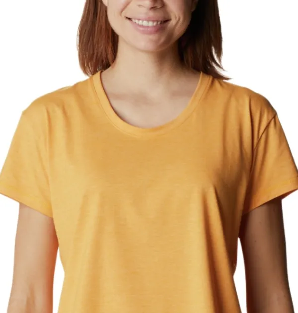 Columbia Sun Trek naisten t-paita, vaalean oranssi| T-paidat Ja Pikeepaidat