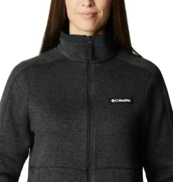 Columbia Sweater Weather Full Zip naisten fleecetakki, Black Heather| Hupparit, Fleecet Ja Välipaidat