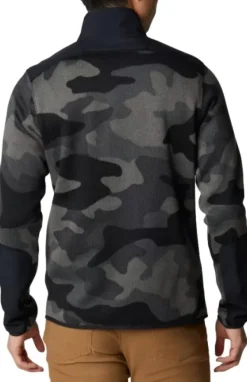 Columbia Sweater Weather Printed Half Zip fleecepusero, Black Mod Camo| Hupparit, Fleecet Ja Välipaidat