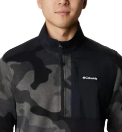 Columbia Sweater Weather Printed Half Zip fleecepusero, Black Mod Camo| Hupparit, Fleecet Ja Välipaidat