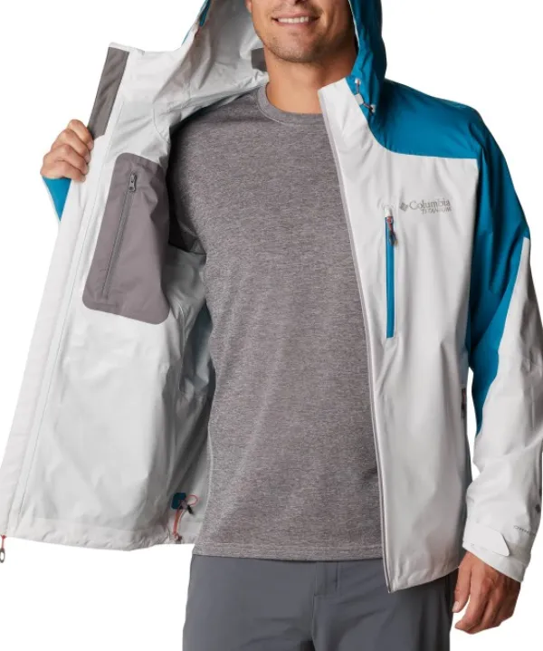 Columbia Titan Pass 2.5L Shell kuoritakki, Nimbus Grey| Kuori- Ja Sadetakit