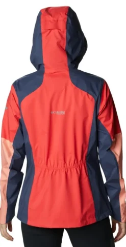 Columbia Kuori- Ja Sadetakit^Titan Pass 2.5L Shell naisten kuoritakki, Red Hibiscus