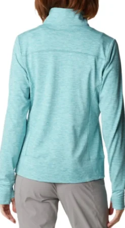 Columbia Hupparit, Fleecet Ja Välipaidat^Weekend Adventure Full Zip naisten pitkähihainen, vaaleansininen