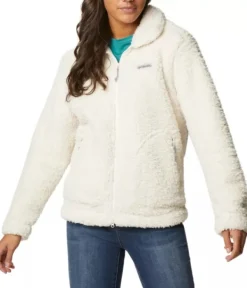 Columbia Hupparit, Fleecet Ja Välipaidat^Winter Pass Sherpa FZ naisten fleecetakki, valkoinen