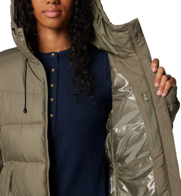 Columbia Talvitakit^W's Pike Lake™ II Long Jacket Stone Green