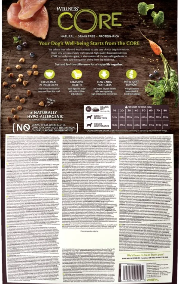 CORE Koiran Kuivaruoka^Adult Low Fat vähärasvainen koiran täysravinto, 1,8 kg