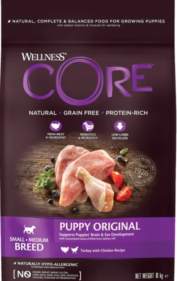 CORE Puppy Original koiranpennun ruoka, kalkkuna/kana,10 kg| Koiran Kuivaruoka