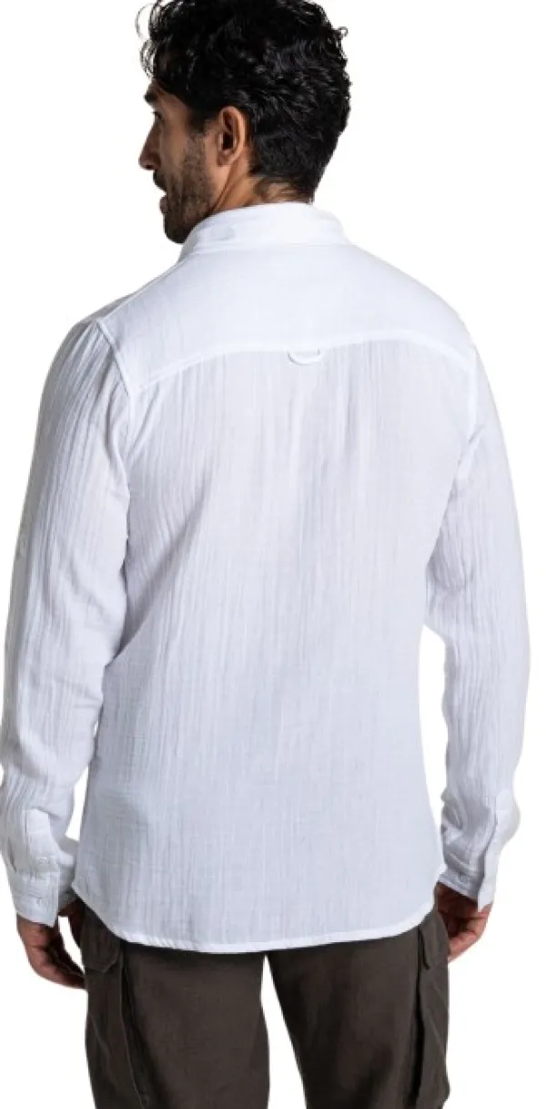 Craghoppers Flanelli- Ja Kauluspaidat^M's Moro Long Sleeved Shirt White