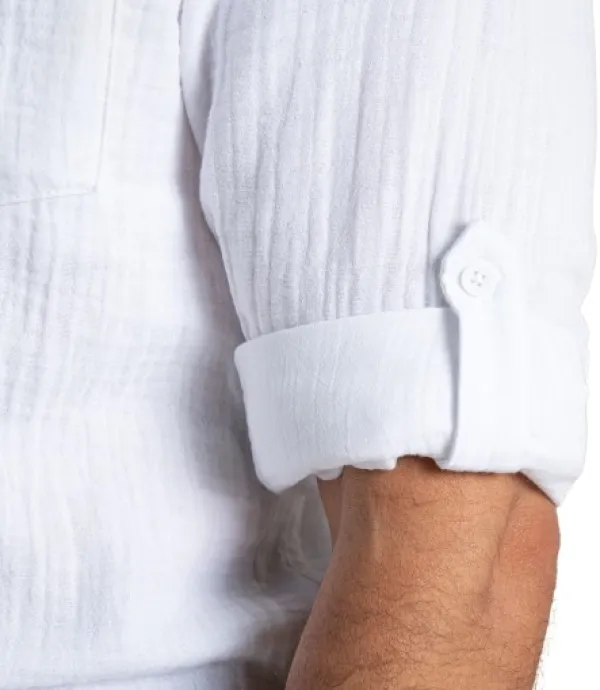 Craghoppers Flanelli- Ja Kauluspaidat^M's Moro Long Sleeved Shirt White