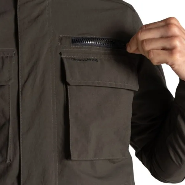 Craghoppers M's NosiLife Adventure Jacket IV Woodland Green| Hyönteissuojatut Vaatteet