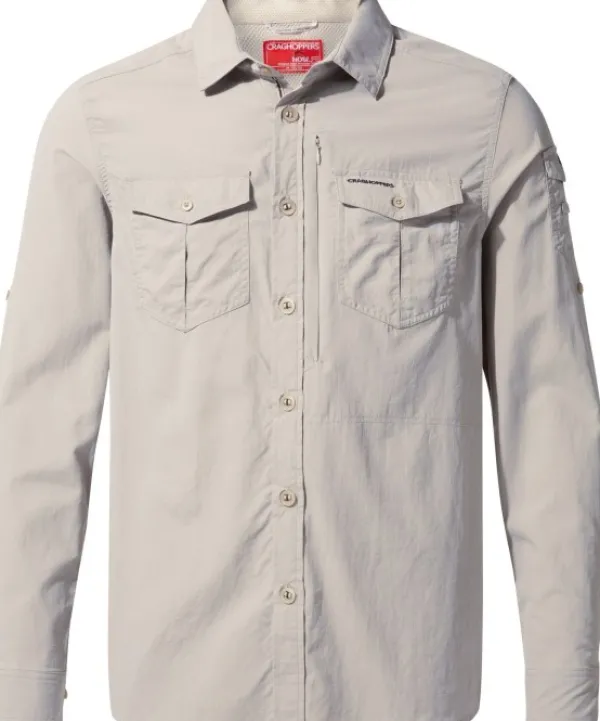 Craghoppers Hyönteissuojatut Vaatteet^NosiLife Adventure III LS Shirt paita, Parchment
