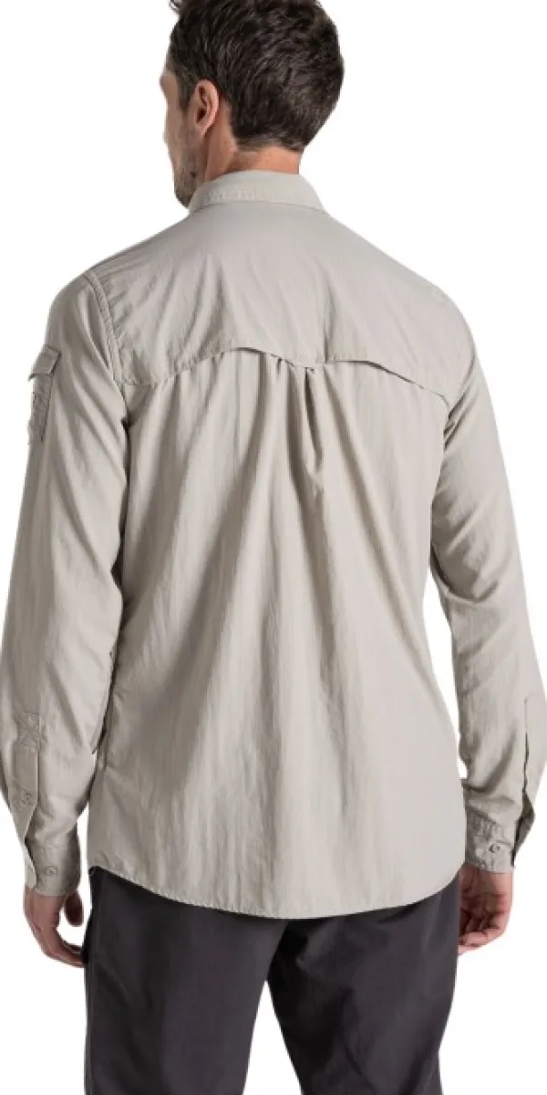 Craghoppers Hyönteissuojatut Vaatteet^NosiLife Adventure III LS Shirt paita, Parchment