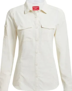 Craghoppers Hyönteissuojatut Vaatteet^NosiLife Adventure LS Shirt III naisten paita, Seasalt