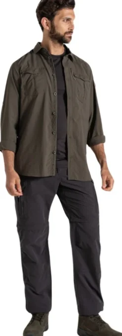 Craghoppers Shortsit^NosiLife Convertible Cargo katkolahjehousut, musta