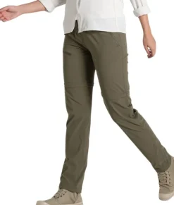 Craghoppers NosiLife Pro Convertible Trouser III naisten katkolahjehousut, Wild Olive| Shortsit