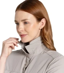 Craghoppers W's NosiLife Adventure Long Sleeved Shirt III Soft Mushroom| Hyönteissuojatut Vaatteet