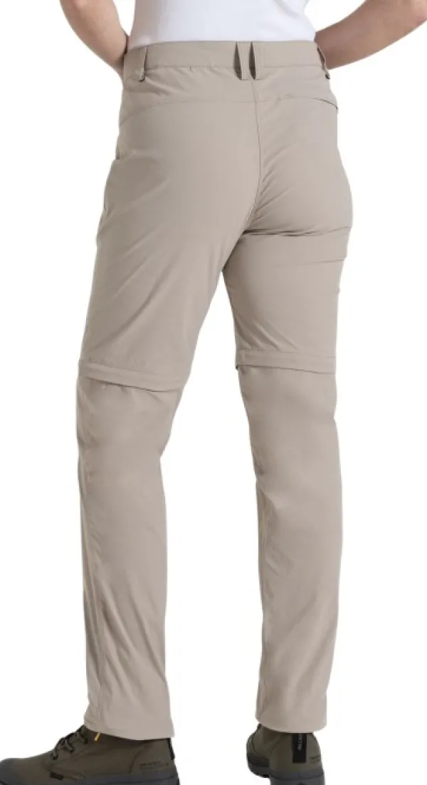 Craghoppers W's NosiLife Pro Convertible Trouser III Soft Mushroom| Hyönteissuojatut Vaatteet