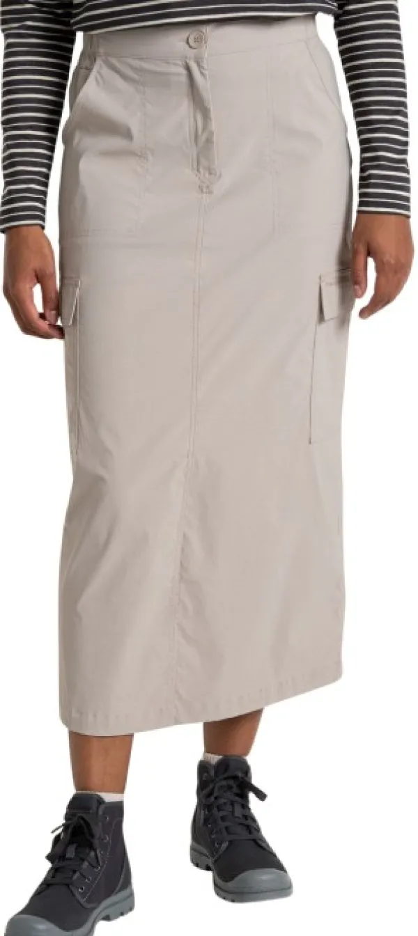 Craghoppers Hyönteissuojatut Vaatteet^W's NosiLife Pro Midi Skirt Soft Mushroom