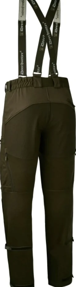 Deerhunter Excape Softshell Trousers metsästyshousut, vihreäruskea| Metsästyshousut/Softshellhousut Ja Tuulenpitävät Housut
