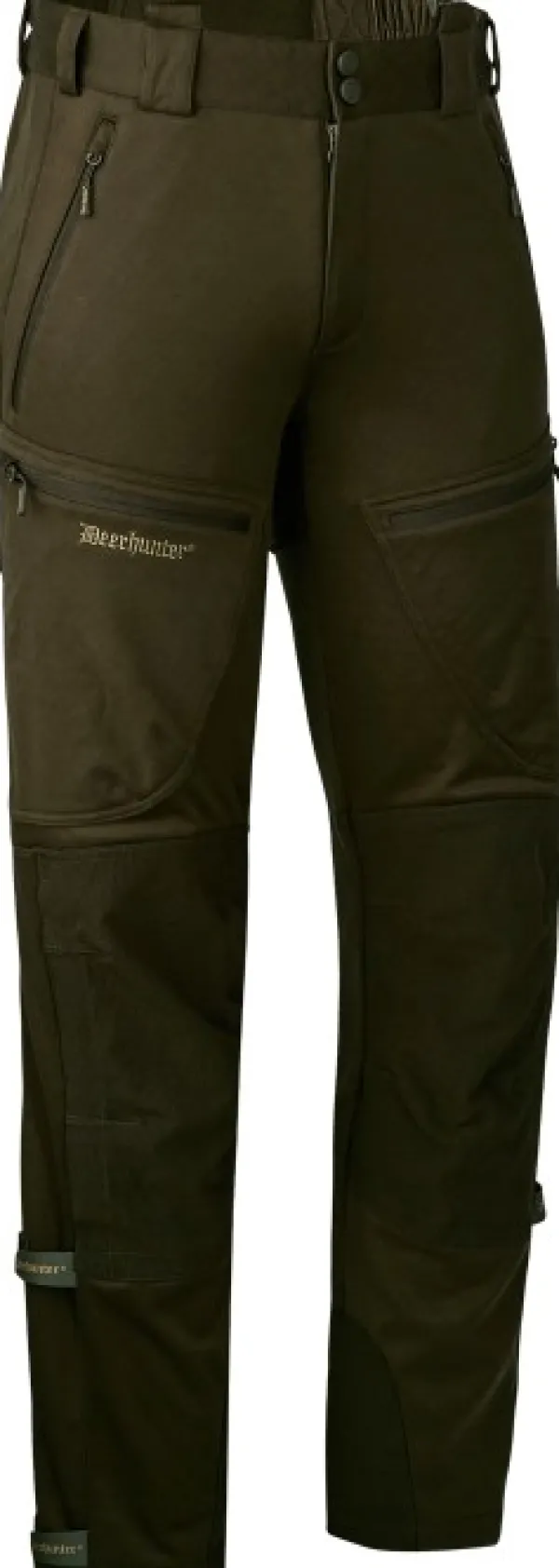Deerhunter Excape Softshell Trousers metsästyshousut, vihreäruskea| Metsästyshousut/Softshellhousut Ja Tuulenpitävät Housut