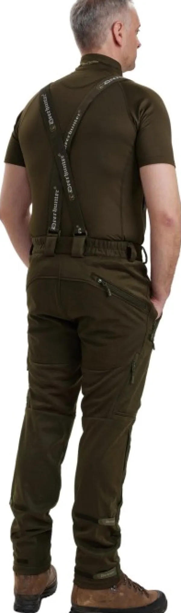 Deerhunter Excape Softshell Trousers metsästyshousut, vihreäruskea| Metsästyshousut/Softshellhousut Ja Tuulenpitävät Housut