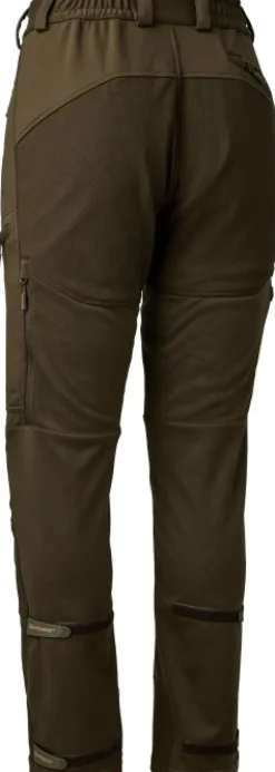 Deerhunter Metsästyshousut/Softshellhousut Ja Tuulenpitävät Housut^Excape Softshell Trousers naisten metsästyshousut, Art Green
