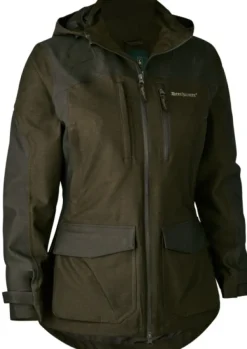 Deerhunter Naisten metsästysvaatteet/Naisten Metsästystakit^Lady Chasse Jacket naisten metsästystakki, vihreäruskea