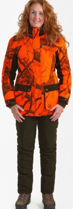 Deerhunter Lady Eagle Winter Jacket naisten metsästystakki, REALTREE EDGE® ORANGE| Camovaatteet
