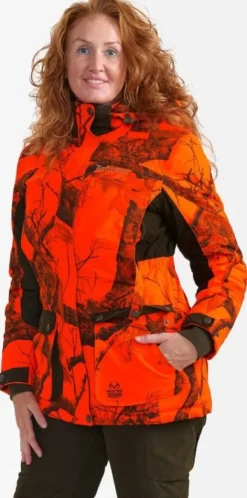 Deerhunter Lady Eagle Winter Jacket naisten metsästystakki, REALTREE EDGE® ORANGE| Camovaatteet