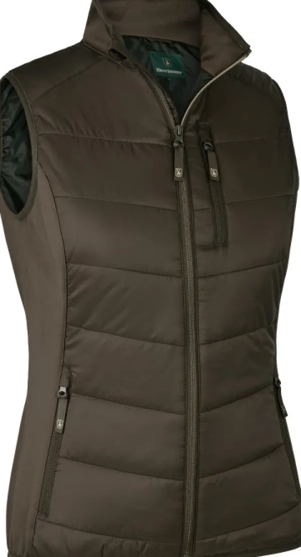Deerhunter Lady Heat Padded Waistcoat naisten lämpöliivi, ruskea| Liivit