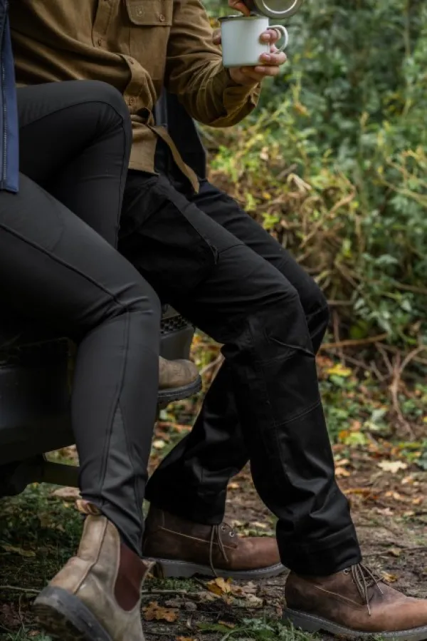 Deerhunter Naisten metsästysvaatteet/Naisten Metsästyshousut^Lady Hunting Tights naisten metsästyslegginsit, musta