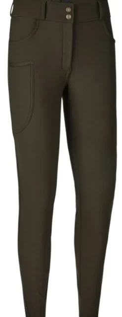 Deerhunter Lady Hunting Tights naisten metsästyslegginsit, vihreäruskea| Naisten metsästysvaatteet/Naisten Metsästyshousut