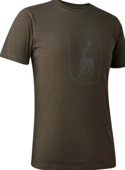 Deerhunter Logo T-Shirt paita, Fallen Leaf| Metsästysliivit/Fleeceliivit