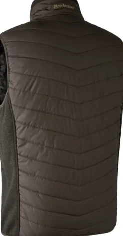 Deerhunter Liivit^Moor Padded Waistcoat w. Knit Brown leaf