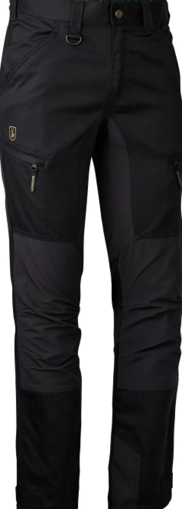 Deerhunter Rogaland Stretch Trousers joustavat ulkoiluhousut, musta| Retkeilyhousut
