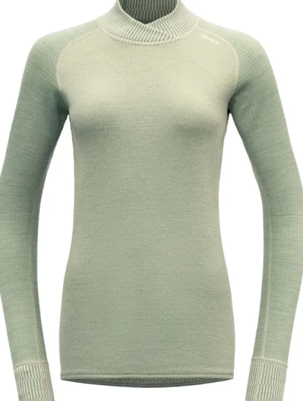 Devold Pitkähihaiset Paidat^Kvitegga Merino 230 Cross Neck naisten kerrastopaita, Raw White