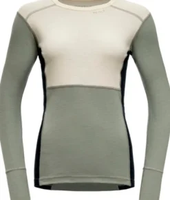 Devold Lauparen Merino 190 Shirt Woman Raw White/Fog/Ink| Kerrastopaidat