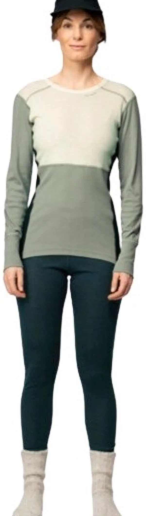 Devold Lauparen Merino 190 Shirt Woman Raw White/Fog/Ink| Kerrastopaidat