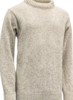 Devold Pitkähihaiset Paidat^Nansen Sweater Crew Neck Unisex Grey Melange