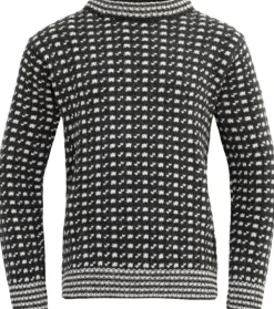 Devold Original Islender Wool Sweater Unisex villapaita, Anthracite/Off White| Villapaidat