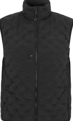 Didriksons Darius tikattu liivi, musta| Liivit