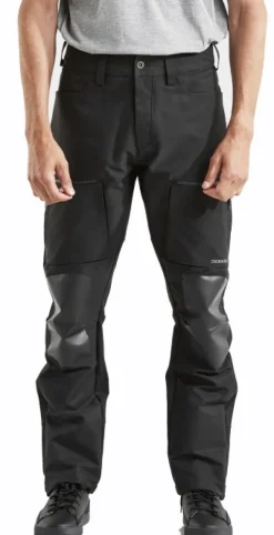 Didriksons Retkeilyhousut^Isac -tekniset ulkoiluhousut, unisex, musta