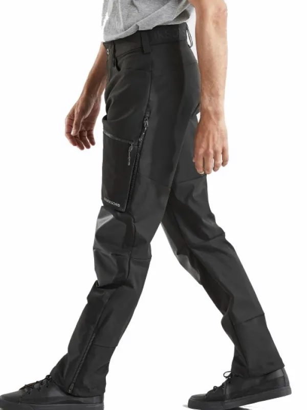 Didriksons Retkeilyhousut^Isac -tekniset ulkoiluhousut, unisex, musta